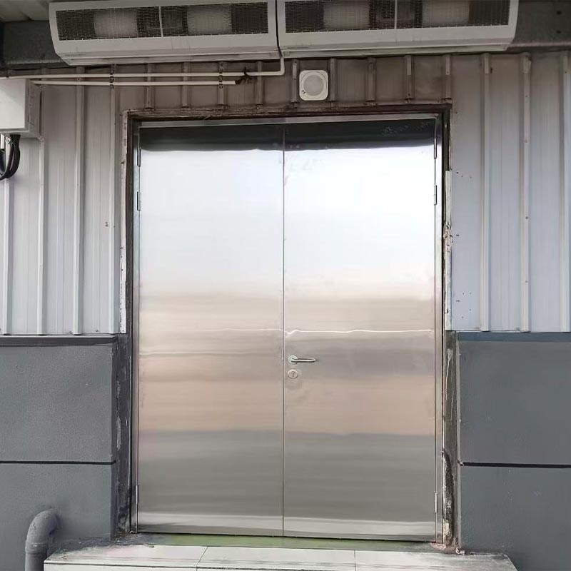 Industria Kemia Laborrenkontiĝo Stainless Steel Fireproof Pordo